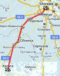 такси Москва-Калуга