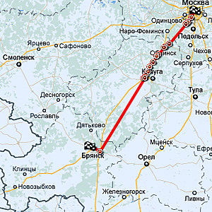 такси Москва-Брянск,как доехать в Брянск, карта Москва Брянск
